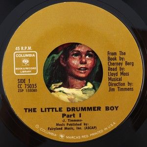 Cherney Berg, Lloyd Moss The Little Drummer Boy 45 rpm Record CC 75035 ZSP155080